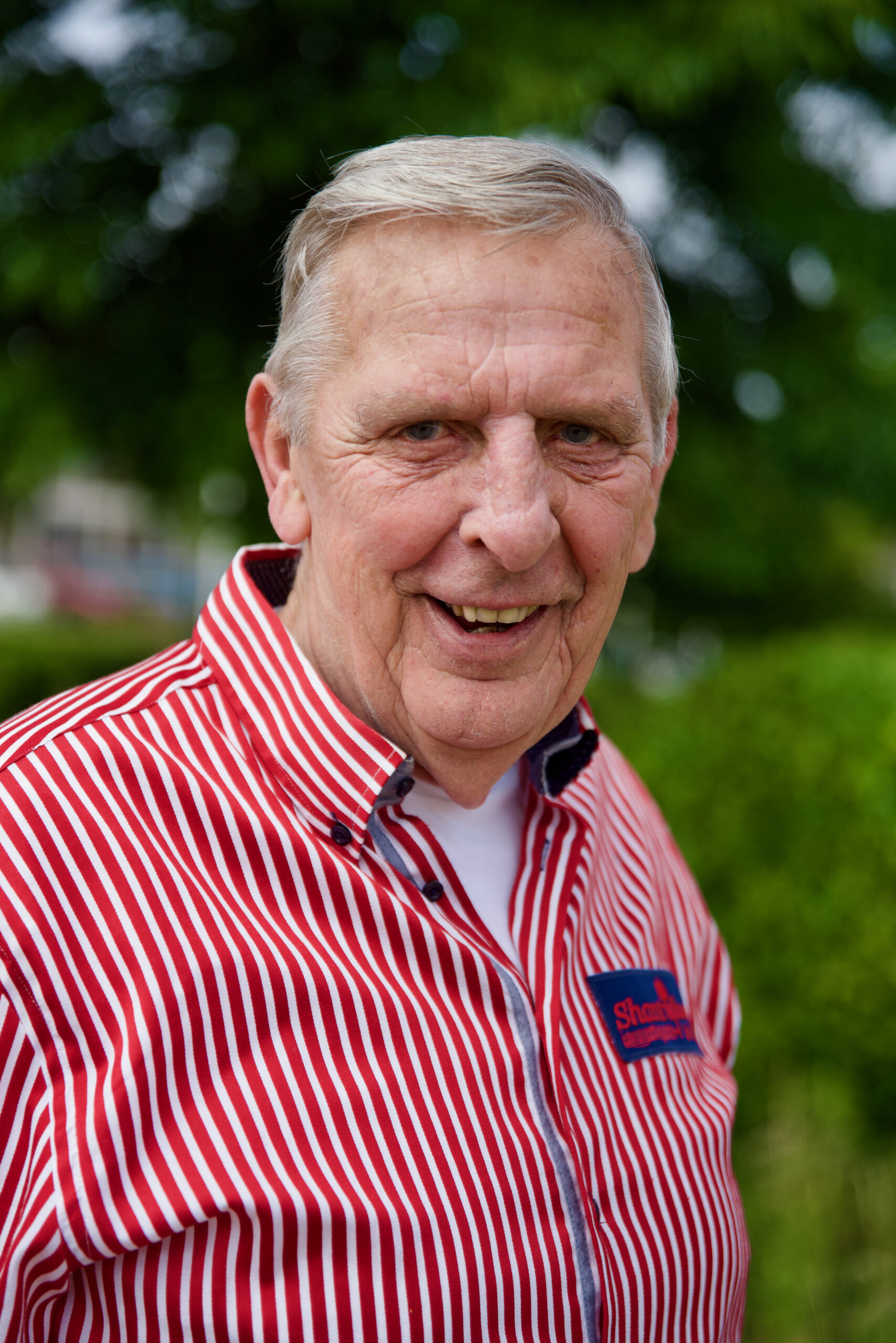 Onze voorzitter.